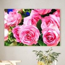 예쁜 힐링 풍수 인테리어 장미 데이지 튤립 꽃그림 모음 북유럽감성 식물액자, 05.메리 로즈