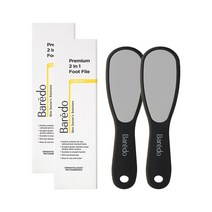 바레도 프리미엄 2in1 풋파일 양면 스테인리스, 2개