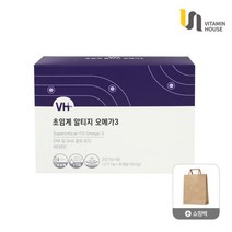 비타민하우스 초임계 알티지 오메가3 1박스(3개월분)+쇼핑백, 단품, 단품