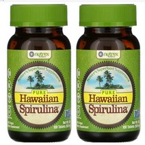 뉴트렉스하와이 퓨어 하와이안 스피룰리나 퍼시피카 500mg 타블렛 비건 글루텐 프리, 100정 2병