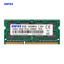 [해외]ZIFEI ram DDR3 DDR3L 8GB 4GB 1600 1333 1866MHZ 1.35V 노트북용 so-dimm 메모리 램, DDR3L 4GB 1333 1.35V, 02 DDR3L 4GB 1600 1.35V