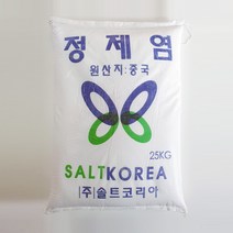정제소금 25kg x 40포 1 000kg 1톤 1ton 도매 중국산 수입 정제염 소금 대용량, 중국산 정제염 25kg x 40개