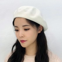 베이직 울 베레모 모자 남녀공용 국내생산
