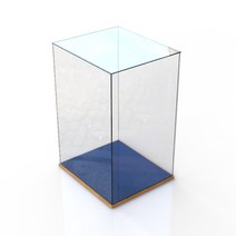 아크릴 진열장 400 1000 건담 장식 진열 조명 인테리어 장식장 베어브릭 핫토이, 쇼룸 레벨 탑 임베디드 LED 조명, 1000% 39x28x74cm(두께 3mm)