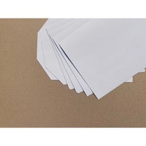 일반형 의류용 등대지(350평량 SC마닐라지) 모양별/사이즈별 50장 묶음, 코너재단, 230×320