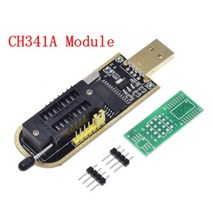 1PCS CH341A 24 25 시리즈 EEPROM 플래시 BIOS USB 프로그래머 모듈   SOIC8 SOP8 EEPROM 용 테스트 클립 93CXX / 25CXX / 24, 단일, 1개, CH341A Module