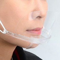 주방 시식코너 요리 투명 위생마스크 턱받침, 609, 제품선택