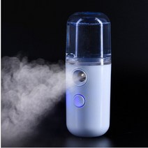 미스트 기기 자동 분사 30ml 미니 나노 페이셜 스프레이어 usb 분무기 페이스 스티머 가습기 링클, 파란색 상자