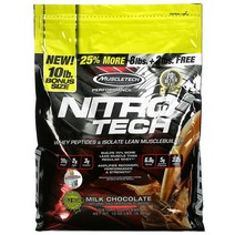 MuscleTech Nitro Tech 유청 펩타이드 (옵션 확인 필수), 쿠키와크림, 4파운드