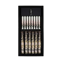 니혼코도 우노치요향 장미 연기 적은 25개 니폰코도 일본 향도 침향 향초 불교용품, 특선 연한 먹빛 벚꽃_그림 촛불 세트