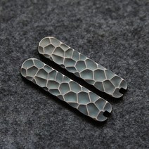 58 mm 빅녹스 스위스 아미 나이프용 레드 구리 핸들 스케일 핀셋 및 이쑤시개 컷 아웃, A2