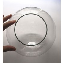 커버 덮개 투명 유리 전등갓 D13cm D15cm D20cm 글로브 램프 펜던트 조명 샹, 직경 40cm (직경 13.5cm）