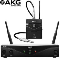 [AKG] WMS420 무선바디팩시스템 SR420 무선수신기 +P420 벨트팩 악기용마이크 (핸드 벨트팩 핀 헤드셋마이크 변경가능), 수신기+HT420 핸드헬드송신기