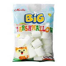 멜로 구워먹는 빅마시멜로100g/빅머쉬멜로우/캠핑용/캠핑마시멜로