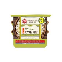 우리집 오뚜기밥 식감만족 부드러운현미잡곡밥 (210GX3) 간편식 아침대용 캠핑 자취생 간단식사 맛있는한끼 오뚜기 홈캉스 식재료, 1개
