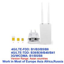 유심 와이파이 라우터 공유기 CPE905 POE LTE 고속 야외 방수 CPE Usb 4G 모뎀 라우터 WAN/LAN 포트 SIM, 03 Asian Version_01 EU 플러그