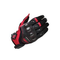 타이치 오토바이 장갑 글러브 RST418 에어쇼트 카본 메쉬 레이싱 장갑, M, 래드 블랙