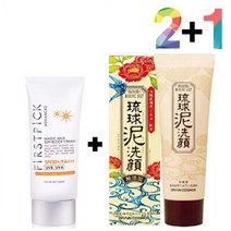 끈적임 없는 선 썬 크림 순한 노세범 클렌징 젤 밤 머드 폼 아하 바하 살리실산 오일 얼굴 제거, 매직마일드선크림 2개_핫클렌징젤 1개