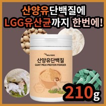 산양유 단백질 아침 점심 저녁 대용 식 노인 중년 장년 중장년 간편한 맛있는 부모님 맘 엄마 수유부 LGG 유산균 다이어트 갱년기 모유 초유 에너데이 30대 40대 50대 60대, 210g(1통)