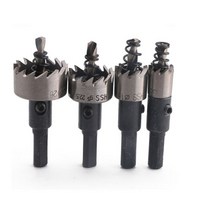 스텐홀쏘 철 카바이드 팁 금속 커터 HSS 스테인레스 스틸 드릴 비트 구멍 톱 치아 12mm-26mm, 26mm