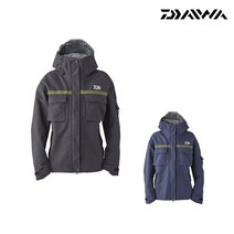 다이와 여성용 스트레치 데님 레인 재킷 DR-53020J, 블루데님 W L