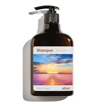 올솔 흑곡 검은콩23% 보습&진정 모닝 샴푸 [베이비파우더향], 1개