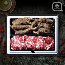 횡성한우 선물세트 설날 추석 구이용 소고기 등심 800g 명절한우세트, 프리미엄 등심더덕구이 선물세트