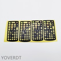 큐알코드 바코드스캔 (5 PCS) Symbol 용 48 키 키패드 오버레이 Motorola MC3190 MC32N0 핸드, 한개옵션0