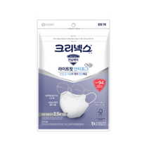 크리넥스KF94라이트핏안티포그마스크(KF94)(중형)(흰색), 5개입, 6개, 화이트