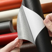 인조 가죽스티커 가죽 수선패치 소파 리폼 (138cm x 50cm) 양면테이프 패키지, 그레이
