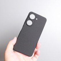 ASUS Zenfone 9 9Z 8 7 Pro 6 6Z 케이스 모래 매트 소프트 실리콘 전체 보호 카메라 낙하 방지 미끄럼 커, 06 for Zenfone 9Z, 01 Black