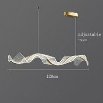 샹들리에 모던한 미니멀리스트 펜던트 조명 로맨틱 별이 빛나는 Led 샹들리에 레스토랑 식당 디자이너, 03 120cm_01 Cold white light