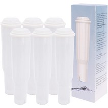 Anmumu Claris 화이트 커피 정수 필터는 Jura Clearyl White 64553 7520 60209 68739에 적합하며 다양, 02 6 Pack