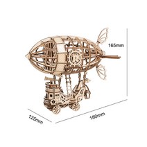 로보티임 로라이프 크리에이티브 나무 조립 장난감 DIY 수제 증기기관차 클래식 카 어린이 3D 교육용 나무 장난감, I