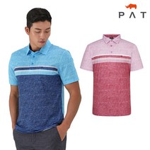 PAT 면블럭 스트라이프 티셔츠 1G35152
