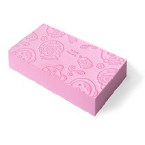 때밀이스펀지 집에서 얼굴 때 밀기 목욕 바디 각질 제거제 엑스폴리에이팅 마사지 클리닝, 분홍색