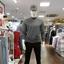 JDX NC 야탑 남성 가을 X패턴 안기모 하프넥 티셔츠 X1RFTLM42