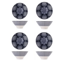 MONTHERIA 몬테리아 냉면 밥그릇 국그릇세트 냉면그릇 라면그릇 라면예쁜그릇 4P, A5, 4개