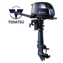 TOHATSU 도하츠 4마력 4행정 수동 틸러 선외기, 단품