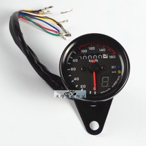 CG125 LED 계기판 튜닝 커스텀 블랙 실버 파츠 카페레이서 클래식, 블랙개