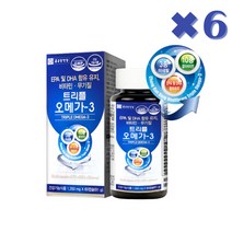 비타민 아연 엽산 철 나이아신 셀렌 트리플 오메가3 60캡슐, 6통, 60개