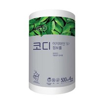 코디 점보롤 이지파인 1겹 500m 4롤, 4개입