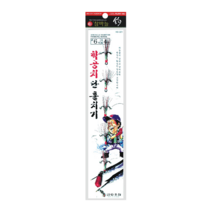 금호 참바늘 학꽁치 4단 훌치기 바늘채비 소대 환경추, 1개