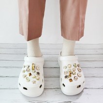 구두모모 보석 파츠세트 스트랩 샌들 (4.5cm)