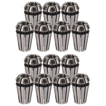 14pcs 1-7mm er11 콜릿 척 도구 비트 홀더 스프링 콜렛 cnc 조각 기계 amp 밀링 선반 도구, 은