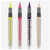 카린 브러쉬마카 프로 낱색 메탈마카 캘리그라피 손글씨마카 메, rose wood 272