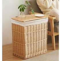 옷 속옷 양말 분류 바구니 세탁실 빨래 분류, 브라운 [46x35x50]