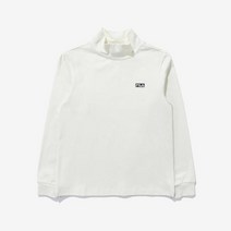 [휠라키즈] 키즈 심플로고 하이넥 긴팔 티 (FK2RLD4101X_CRM)