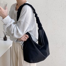 셀러브나인 셔링 주름 숄더백 데일리 나일론 가방