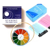 규격선택 산성 알칼리성 PH시험지 측정 리트머스시험지 종이 PH 실험용 테스터지, J. 거름종이(110)
